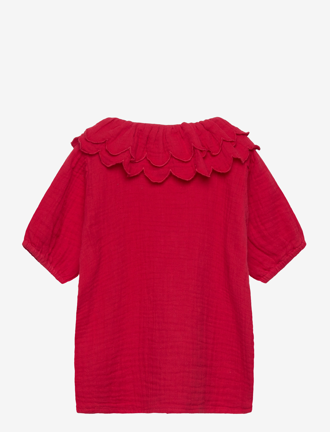 name it - NMFJULITA SS SHIRT - kurzärmlige hemden - urban red - 1