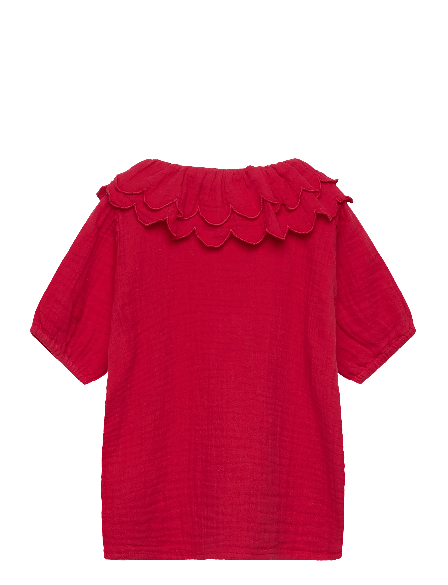 name it - NMFJULITA SS SHIRT - chemises à manches courtes - urban red - 1