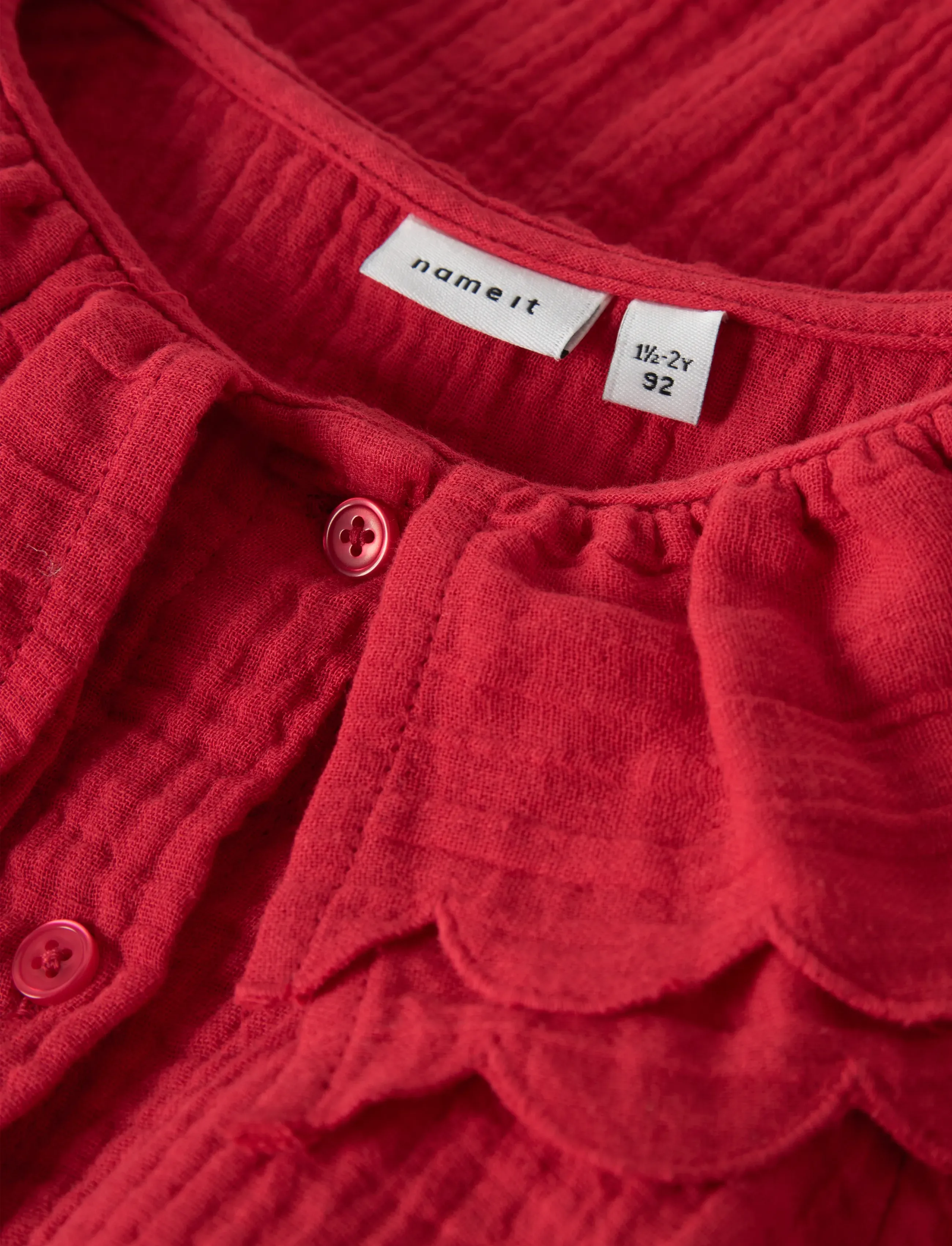 name it - NMFJULITA SS SHIRT - krekli ar īsām piedurknēm - urban red - 3