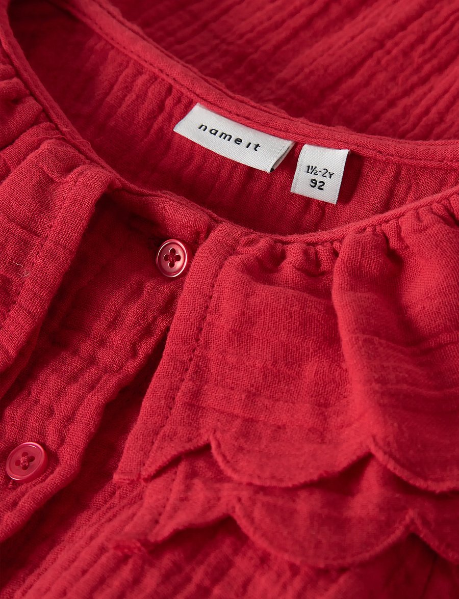 name it - NMFJULITA SS SHIRT - chemises à manches courtes - urban red - 3