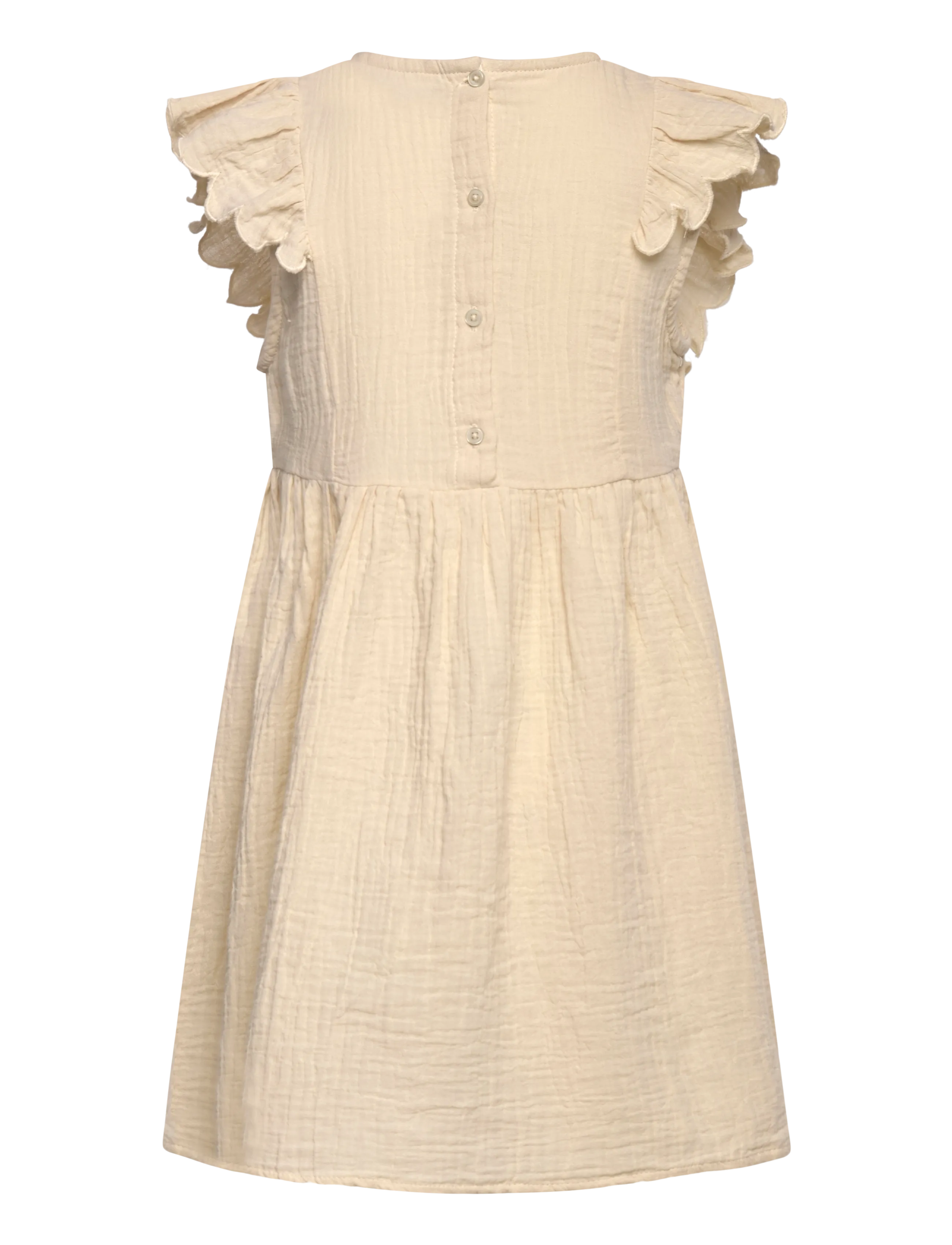 name it - NMFJULITA CAPSL DRESS - kurzärmelige freizeitkleider - almond milk - 1