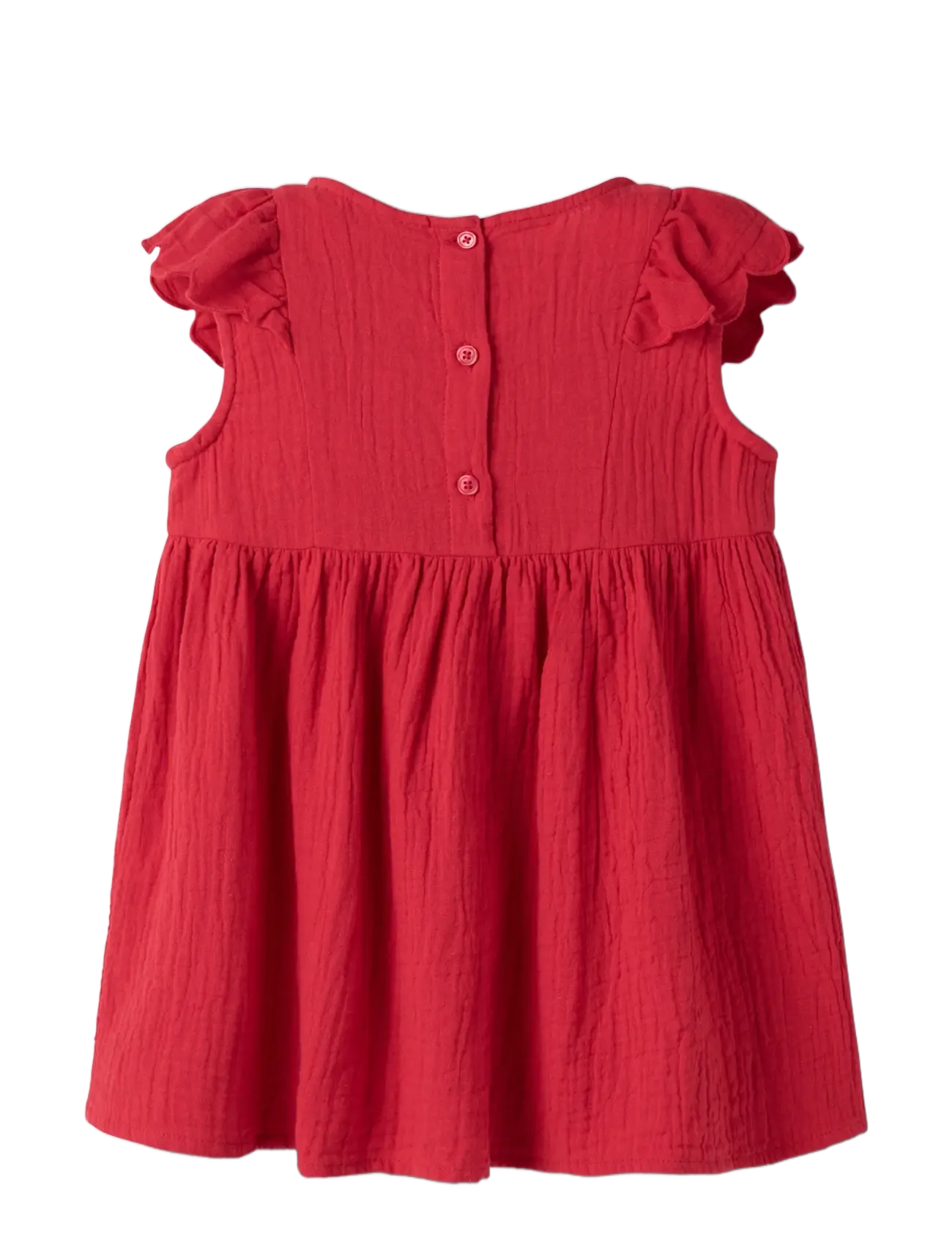 name it - NMFJULITA CAPSL DRESS - lühikeste varrukatega vabaaja kleidid - urban red - 1