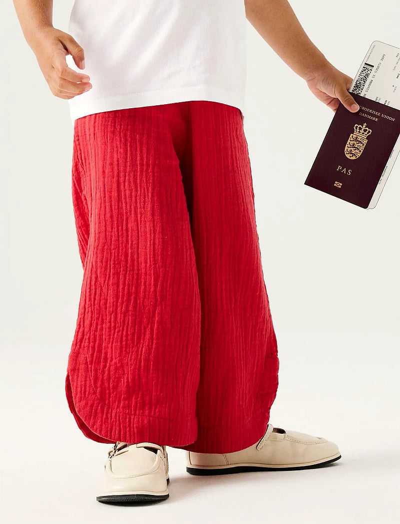 name it - NMFJULITA PANT - babyhosen - urban red - 2