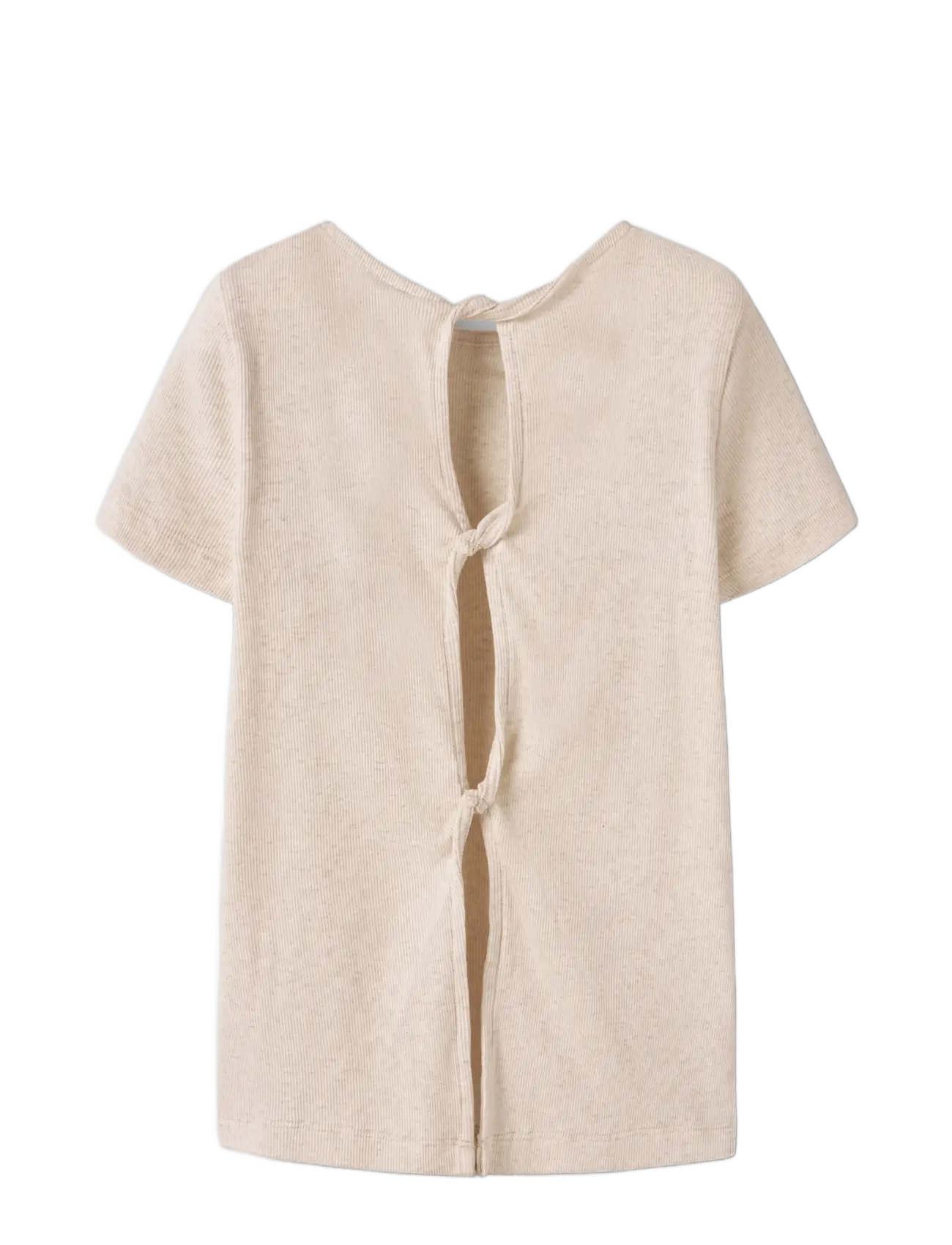 name it - NKFJOSIA SS SLIM TOP - kortärmade t-shirts - peyote melange - 1