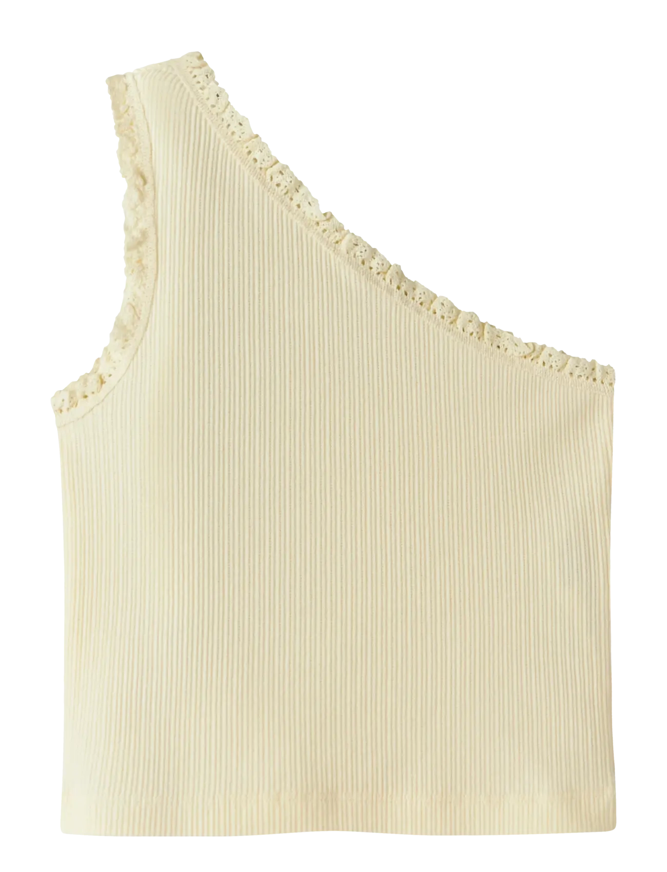 NAME IT Nkfjabina Oneshoulder Kurz Oberteil Gelb - 146-152 - Kinder