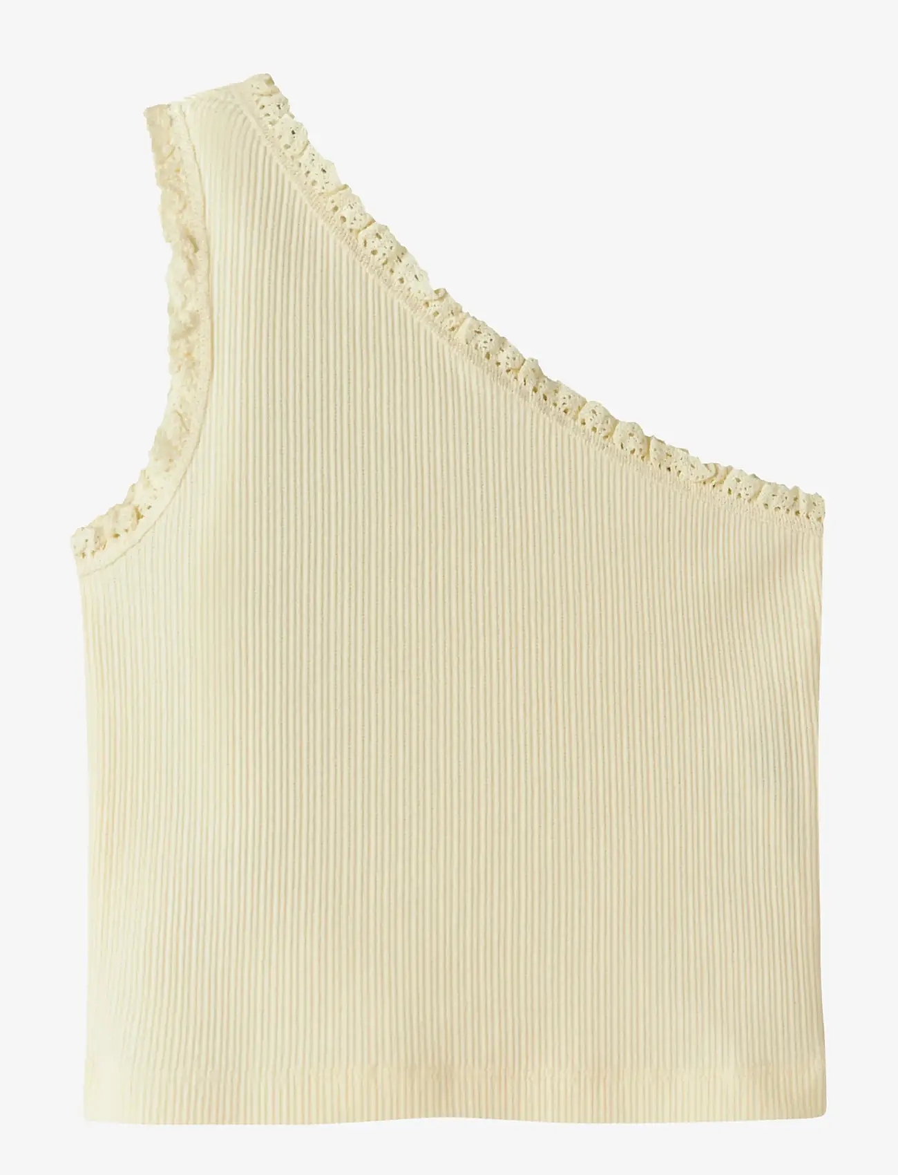 name it - NKFJABINA ONESHOULDER SHORT TOP - tanktops - pear sorbet - 0