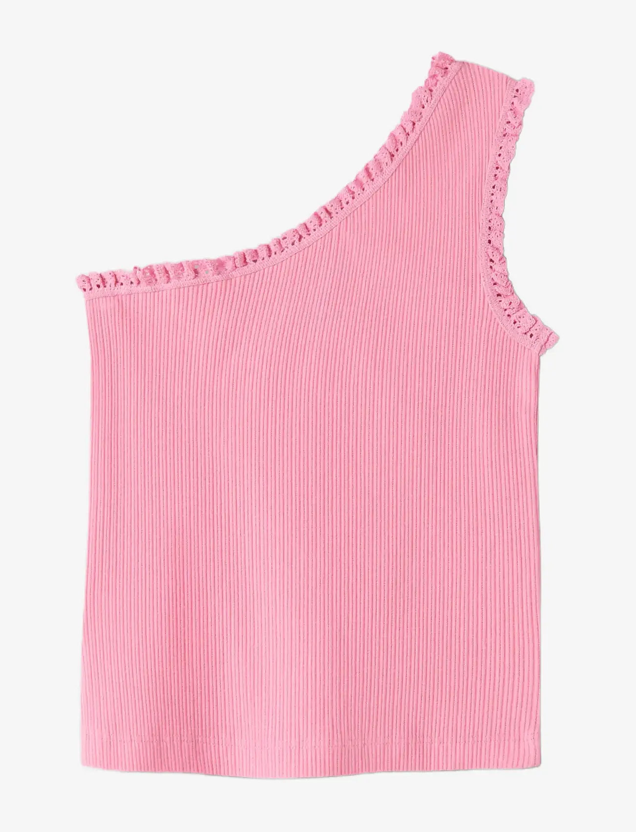 name it - NKFJABINA ONESHOULDER SHORT TOP - Ærmeløs undertrøje - pink drink - 1