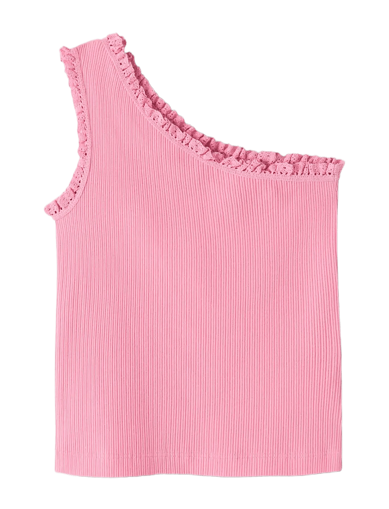 name it - NKFJABINA ONESHOULDER SHORT TOP - Ærmeløs undertrøje - pink drink - 2