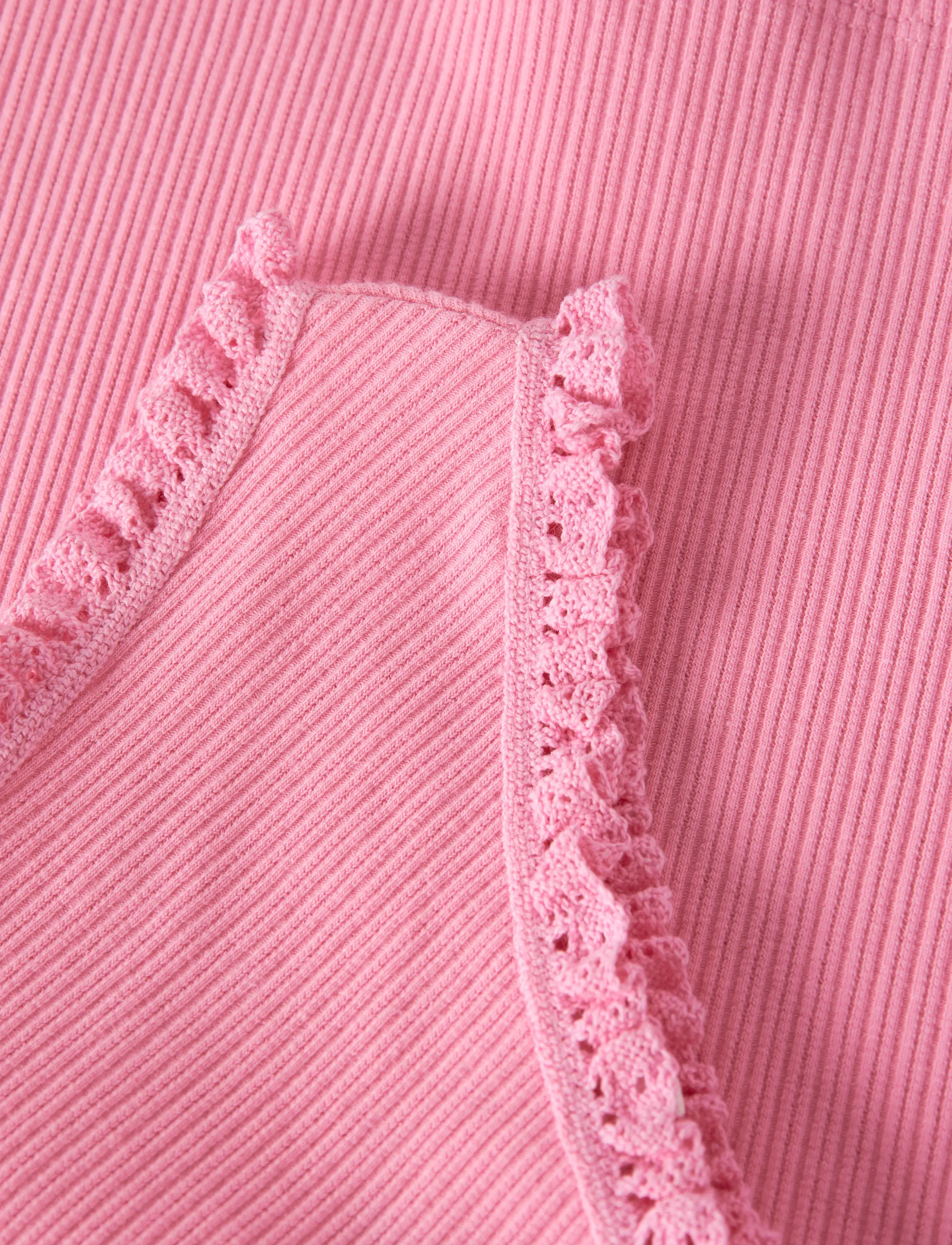 name it - NKFJABINA ONESHOULDER SHORT TOP - tanktops - pink drink - 3