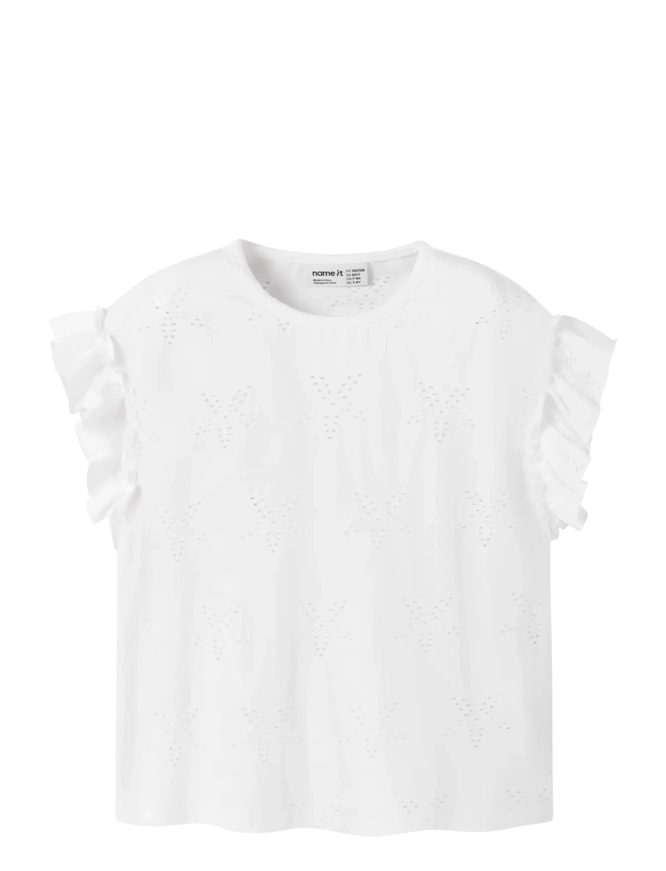 name it NKFJADEN SL NREG SH TOP - Inspiration - BRIGHT WHITE / white