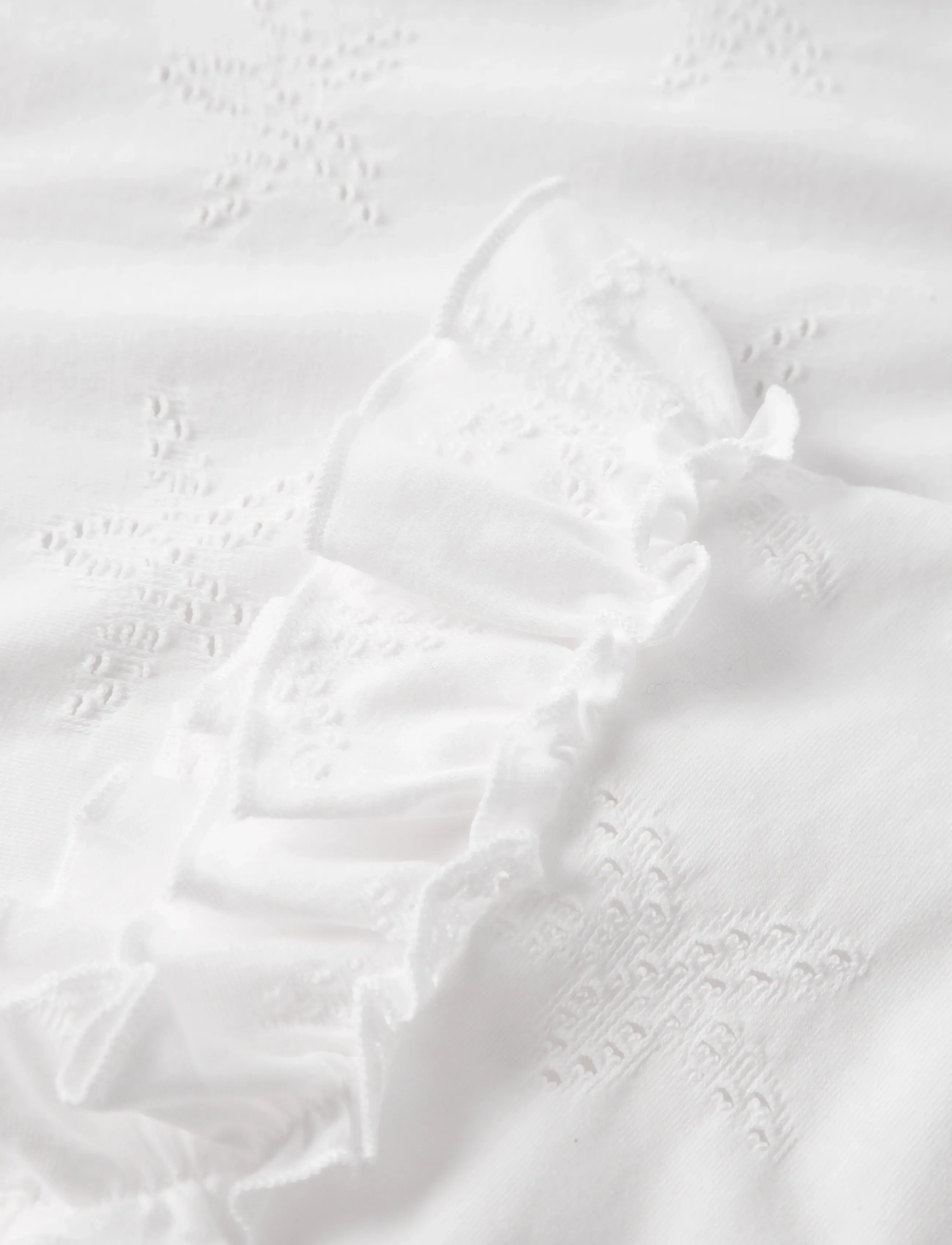 name it - NKFJADEN SL NREG SH TOP - linnen - bright white - 5