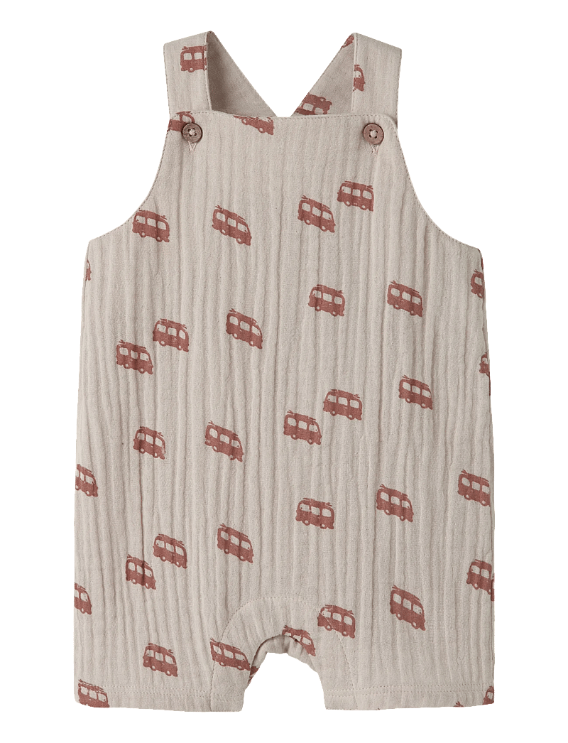 name it - NBMJEREMY SHORT OVERALL - jumpsuits - chateau gray - 0