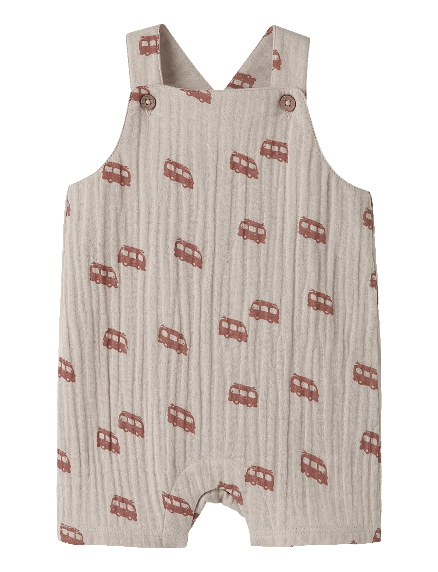 name it - NBMJEREMY SHORT OVERALL - jumpsuits - chateau gray - 0