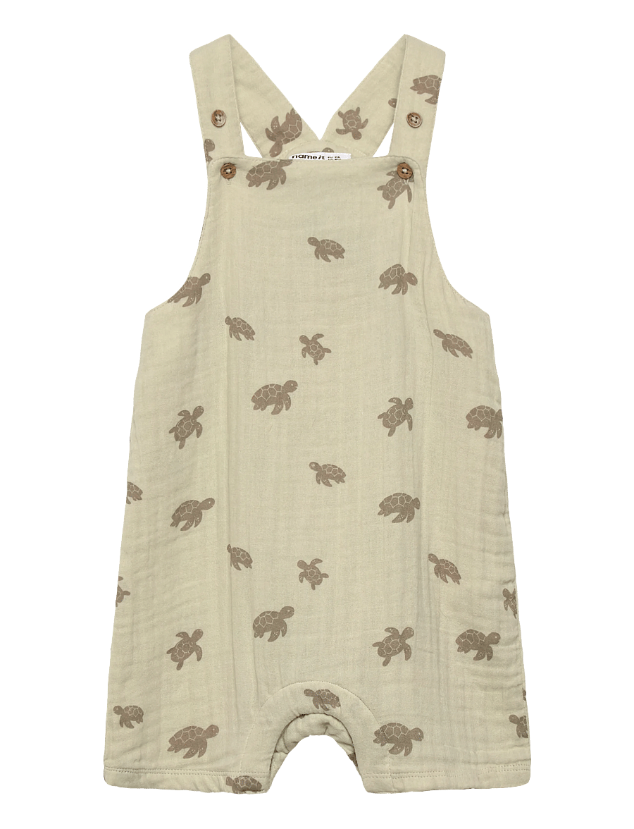 name it - NBMJEREMY SHORT OVERALL - jumpsuits - pale aqua - 0