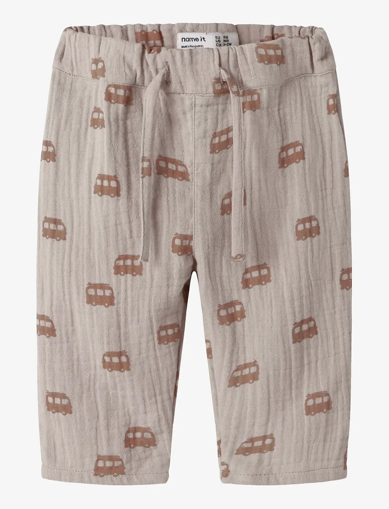 name it - NBMJEREMY PANT - baby trousers - chateau gray - 0