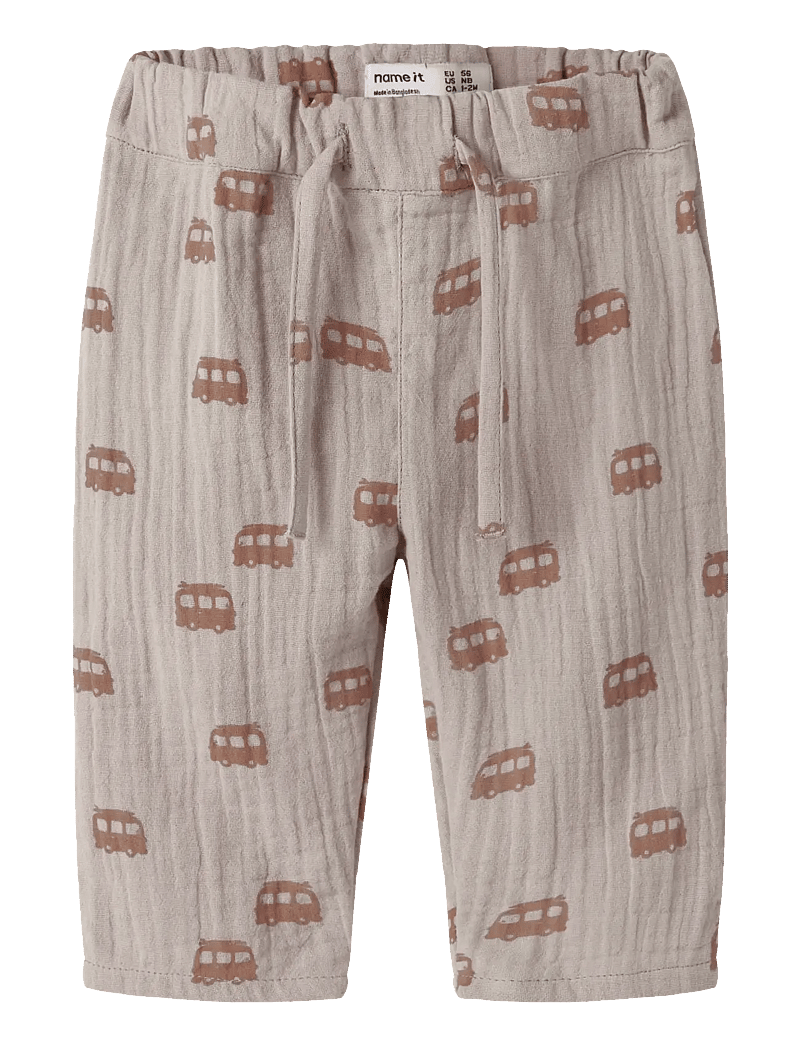 name it - NBMJEREMY PANT - baby trousers - chateau gray - 0