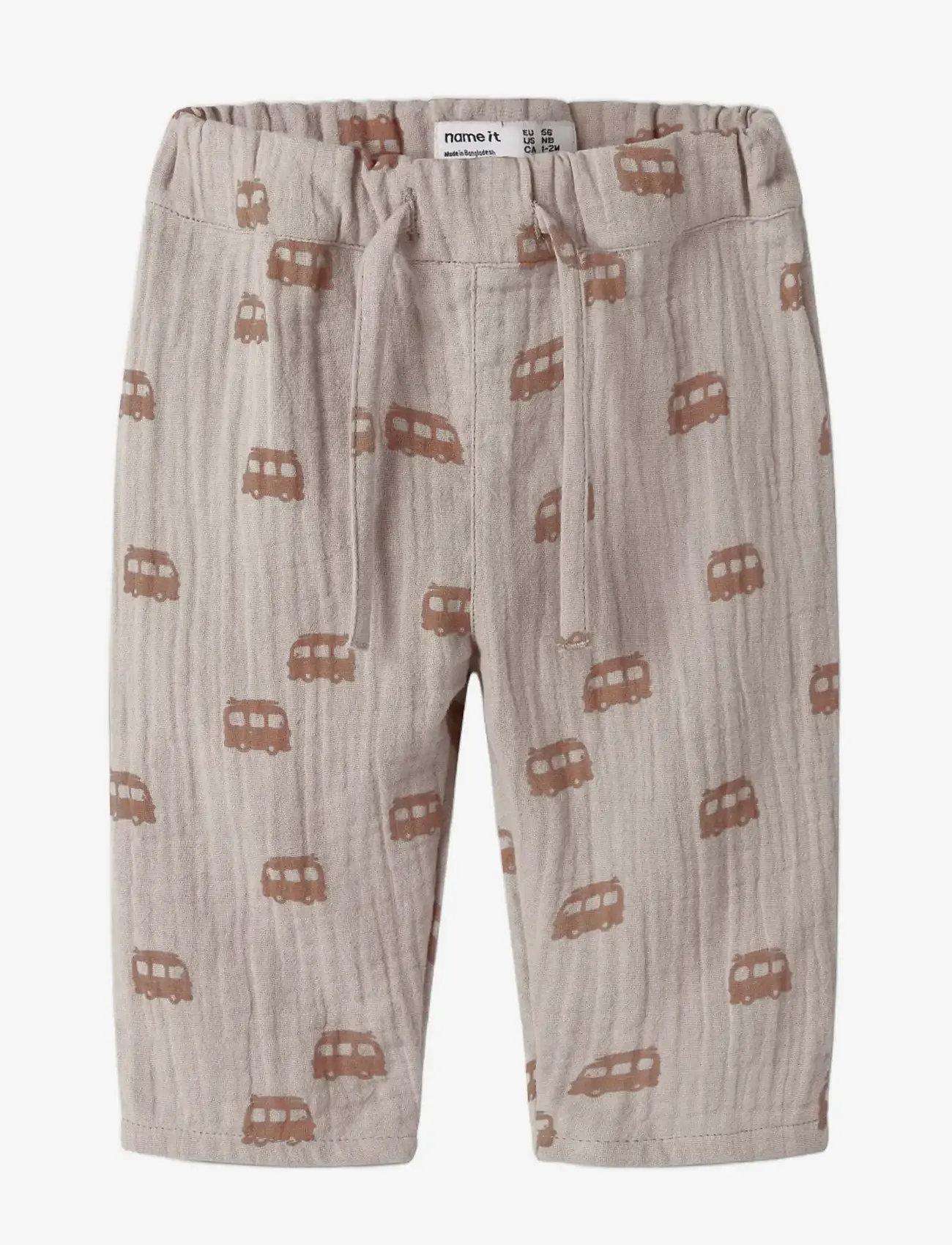 name it - NBMJEREMY PANT - baby trousers - chateau gray - 2