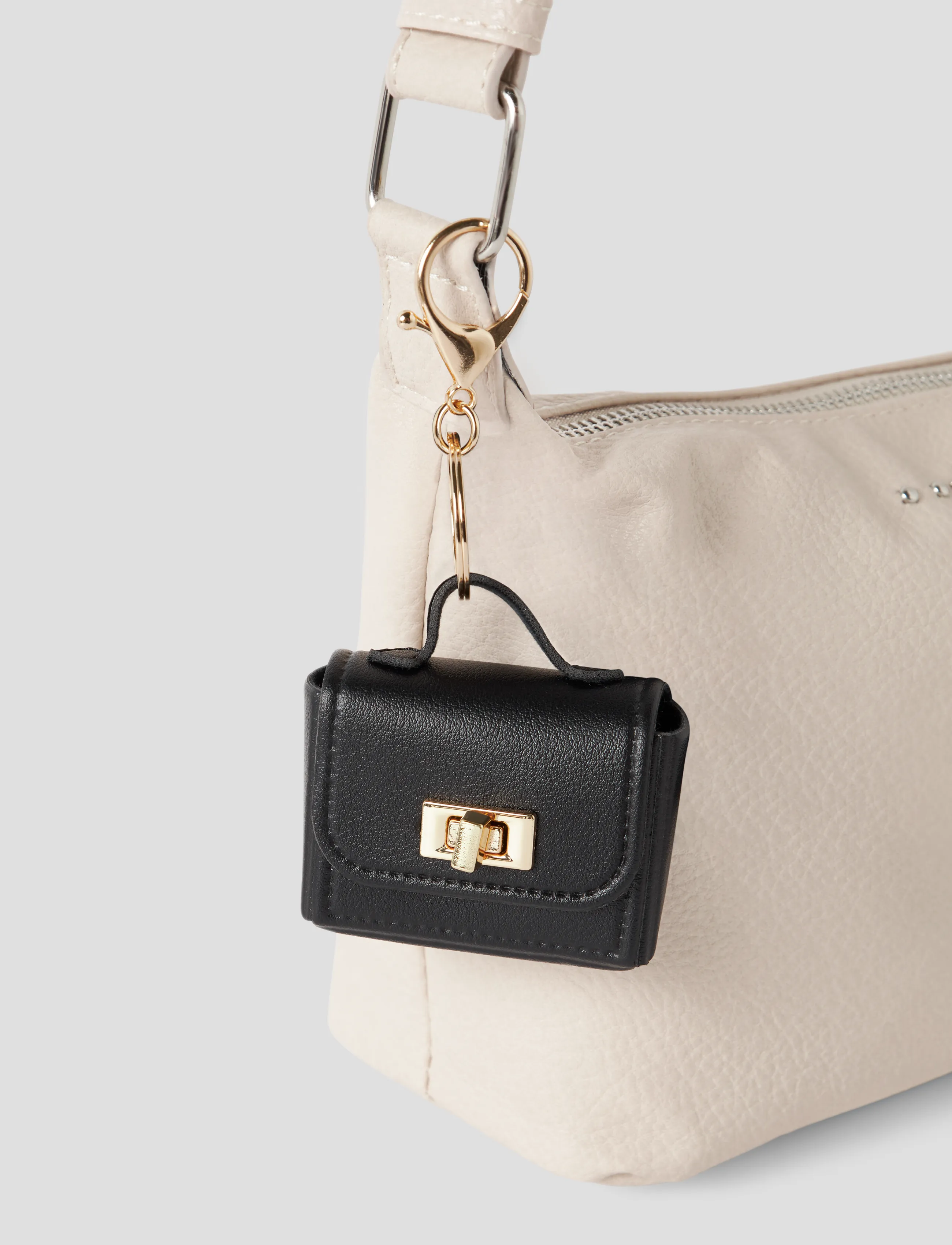 name it - NKFJOBAG BAG CHARM - black - 2