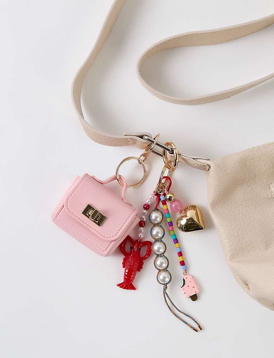 name it - NKFJOBAG BAG CHARM - schlüsselanhänger - cradle pink - 1