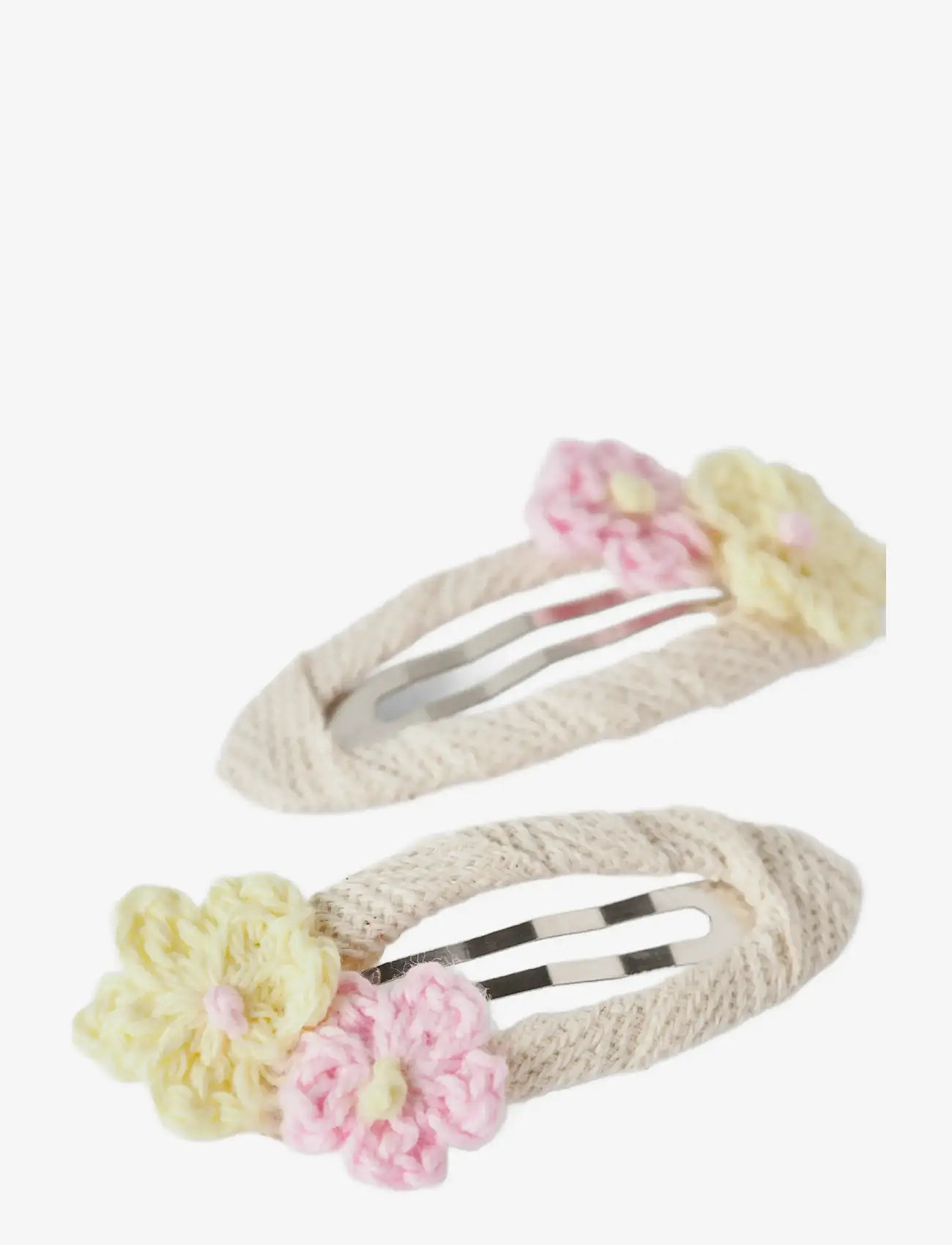 name it - NMFJOFLOWER 2P HAIRCLIP - hårspænder - double cream - 3