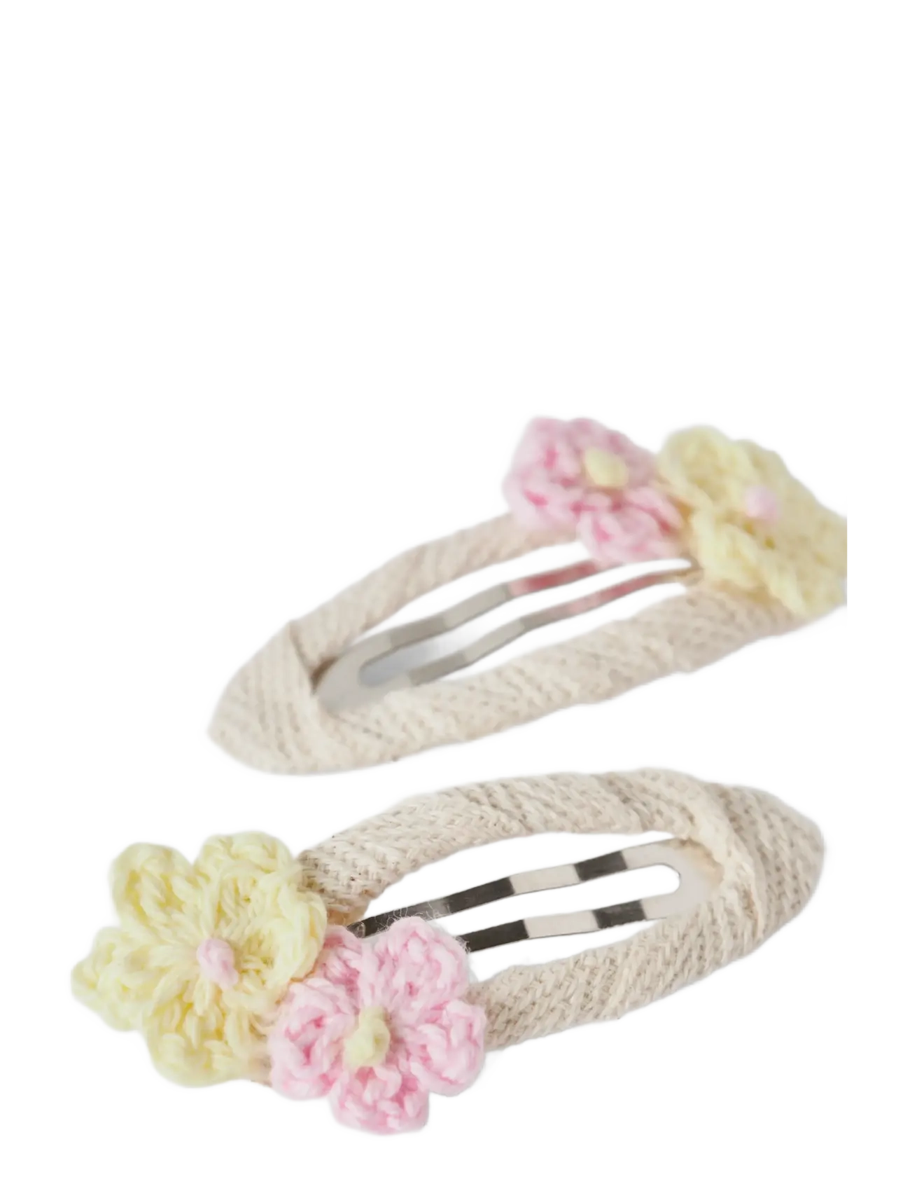 name it - NMFJOFLOWER 2P HAIRCLIP - hårspænder - double cream - 3