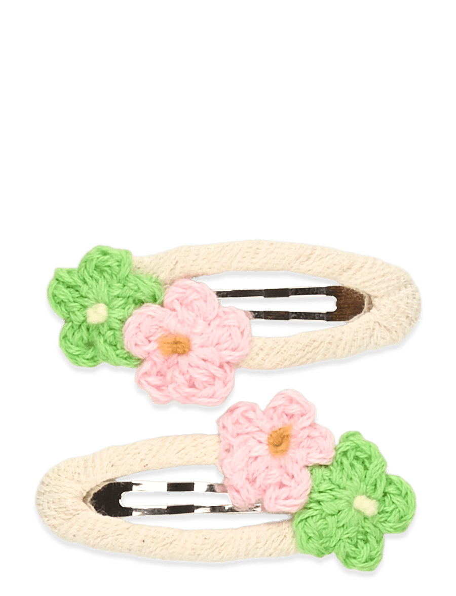 name it - NMFJOFLOWER 2P HAIRCLIP - juukseklambrid - pink drink - 0