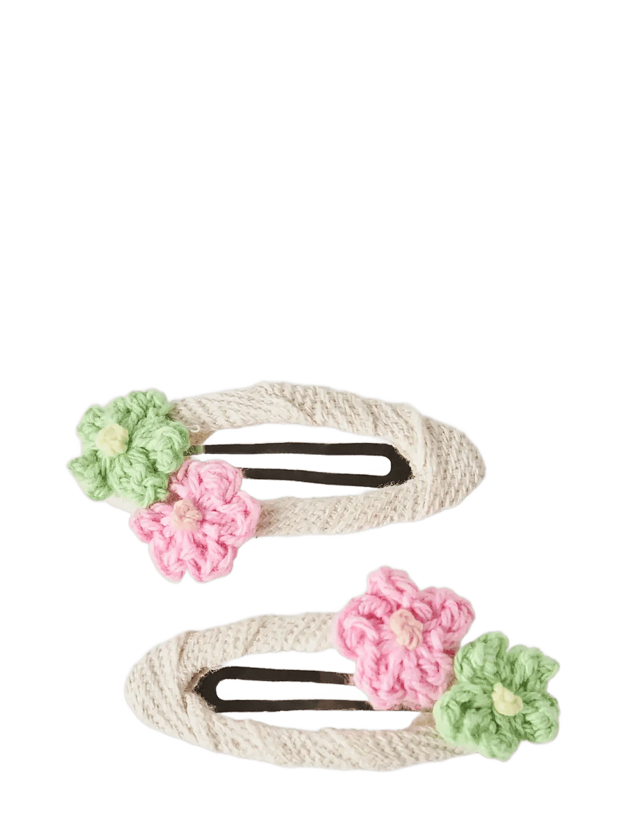 name it - NMFJOFLOWER 2P HAIRCLIP - juukseklambrid - pink drink - 1