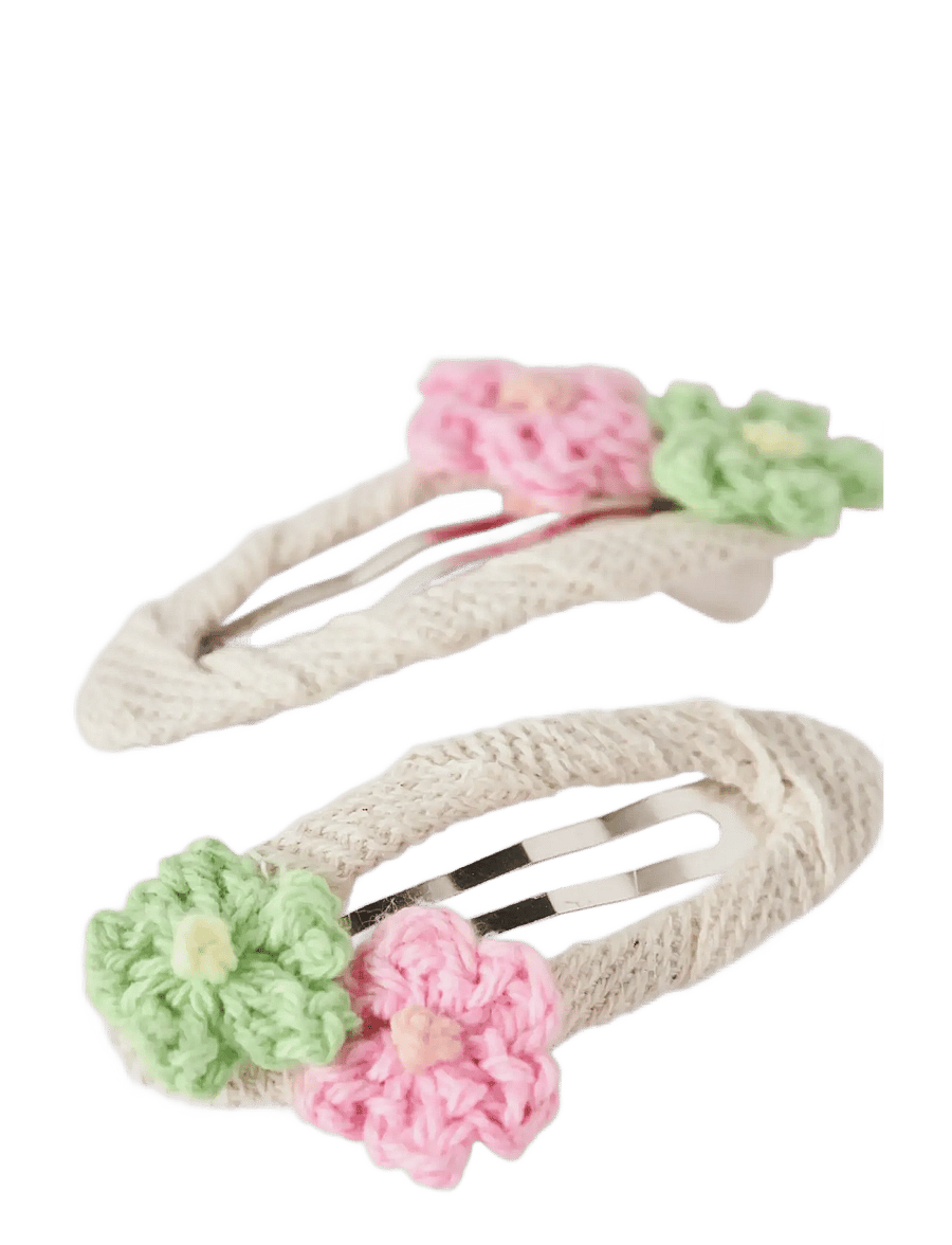 name it - NMFJOFLOWER 2P HAIRCLIP - juukseklambrid - pink drink - 2