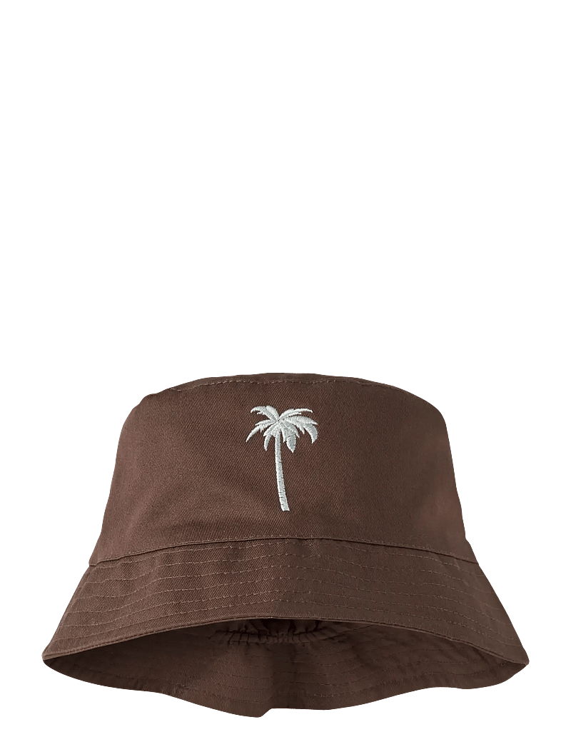name it - NMMJOLO BUCKET HAT - talveaksessuaarid - chestnut - 0