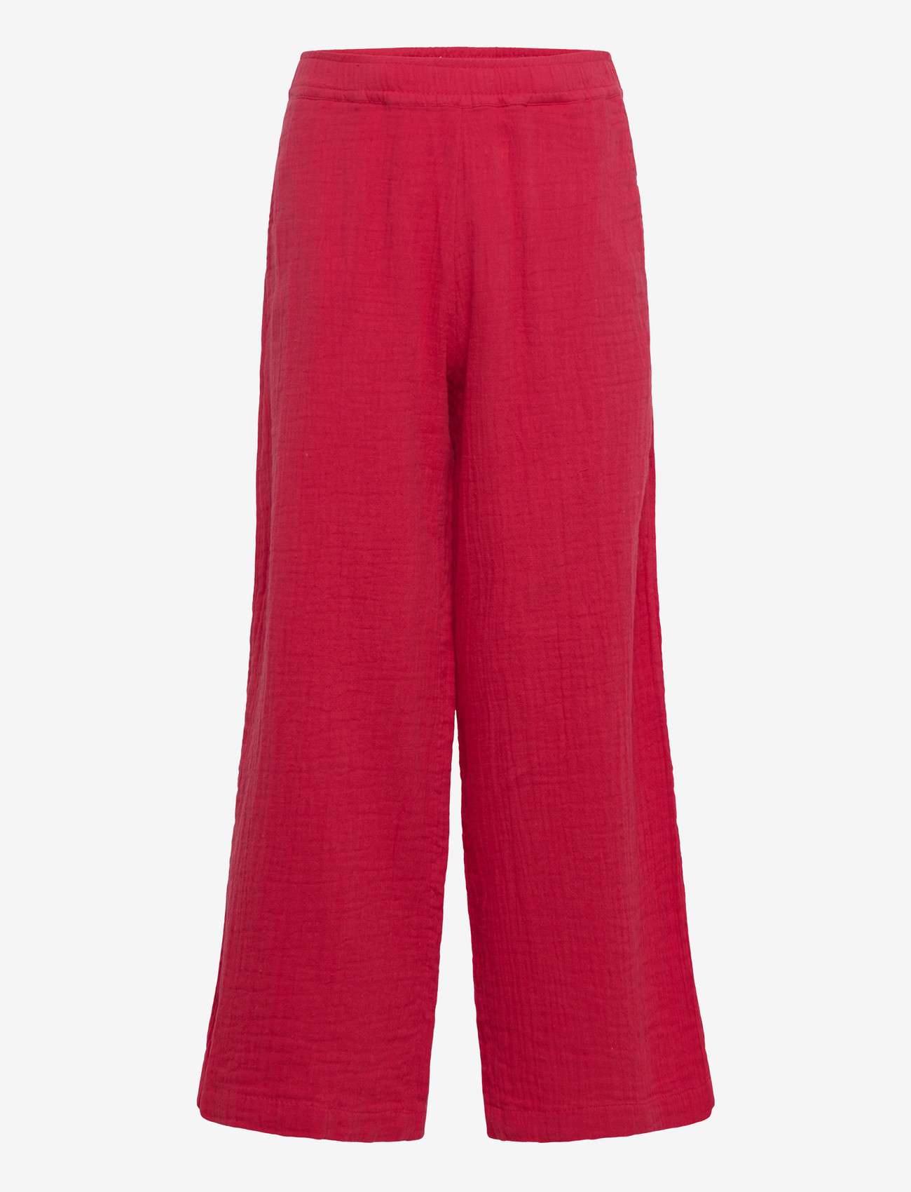 name it - NKFJULITA WIDE PANT - bukser - urban red - 0