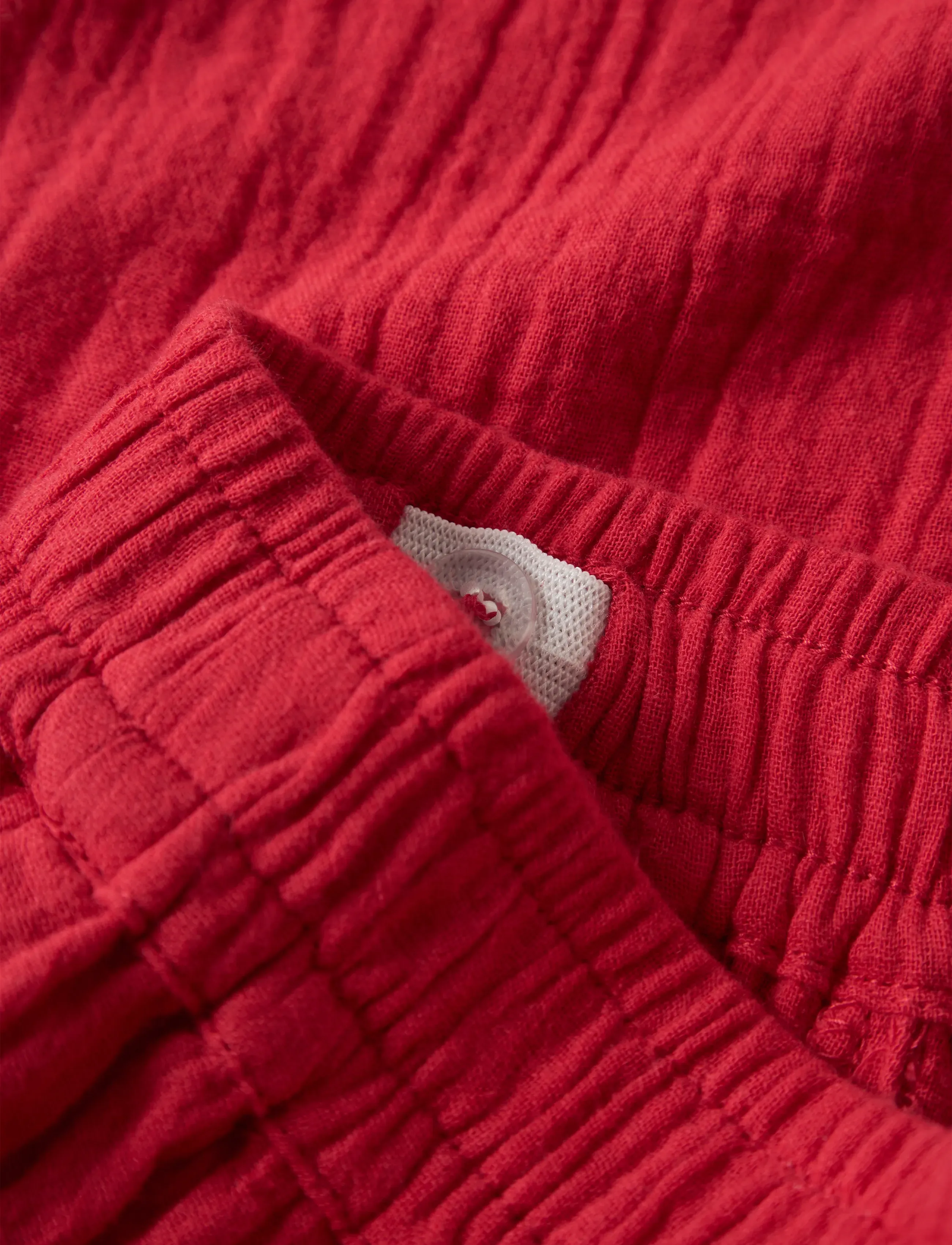 name it - NKFJULITA WIDE PANT - byxor - urban red - 5