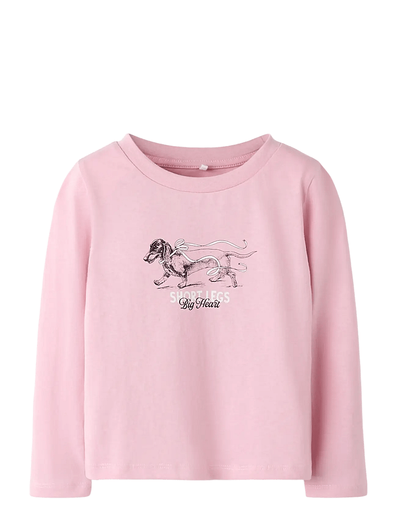 name it - NMFSIGNE LS NREG TOP - t-shirts à manches longues - bleached mauve - 1