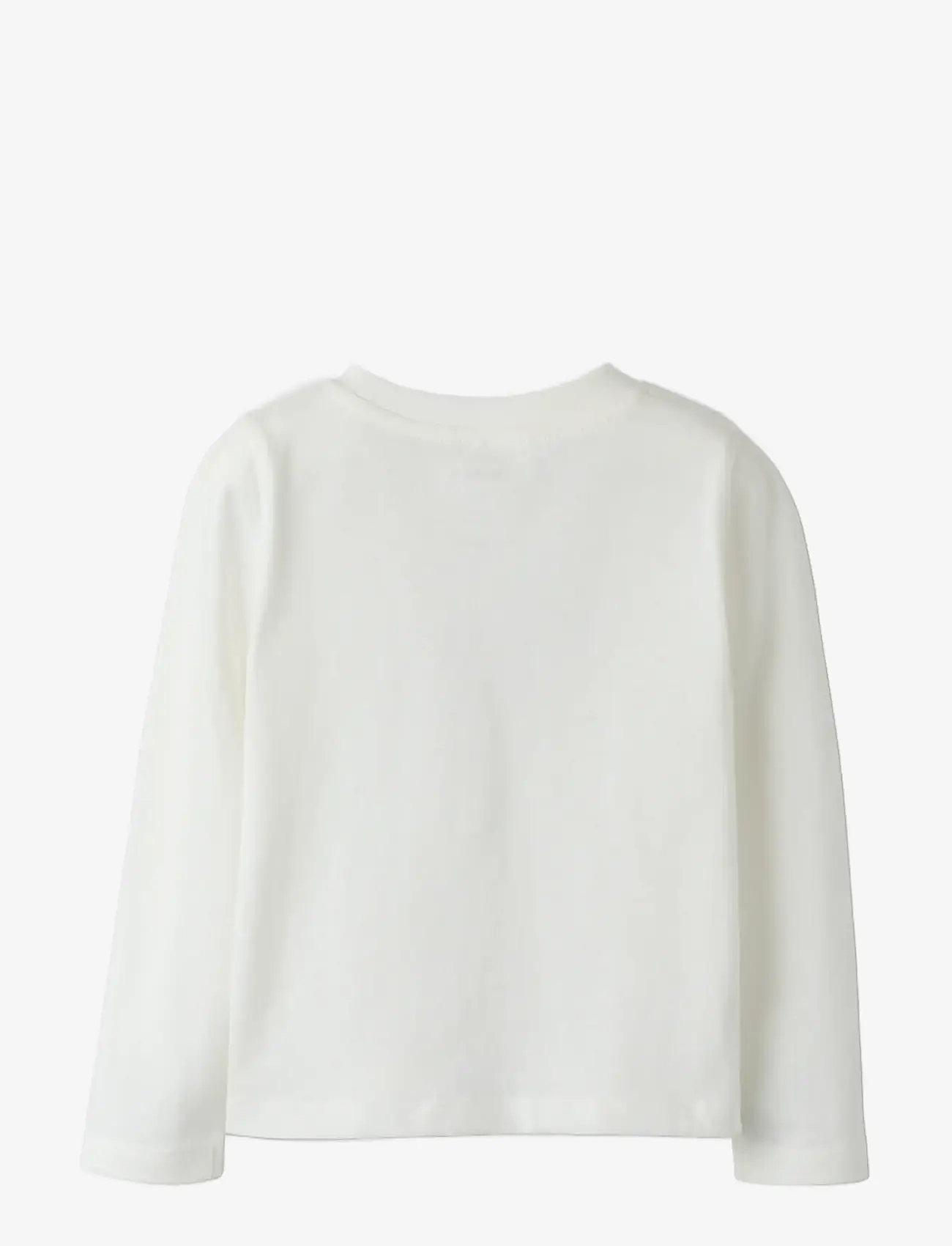 name it - NMFSIGNE LS NREG TOP - långärmade t-shirts - cloud dancer - 2