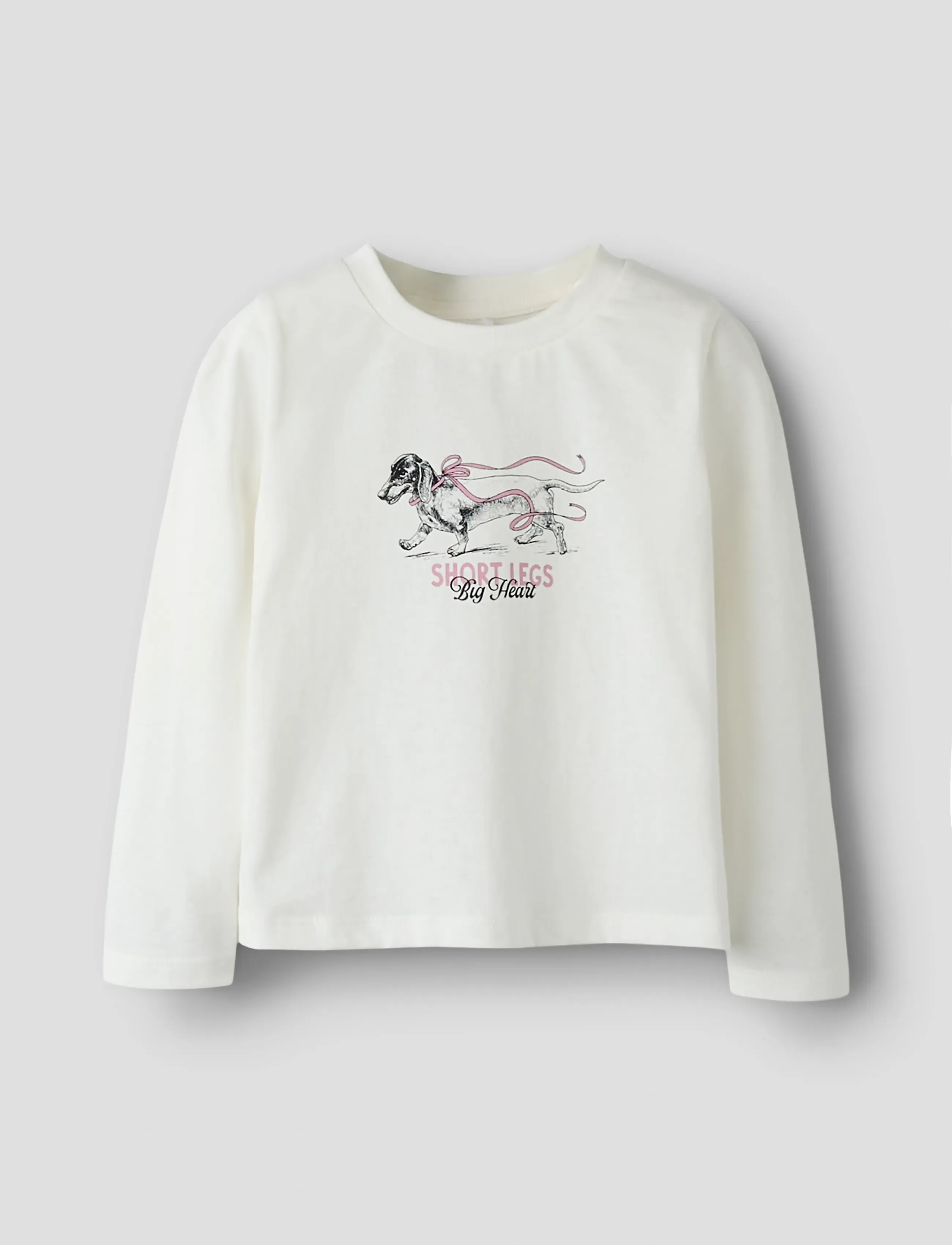 name it Nmfsigne Ls Nreg Top, 98, Cream, T-Shirts > Langærmede T-shirts, Børn