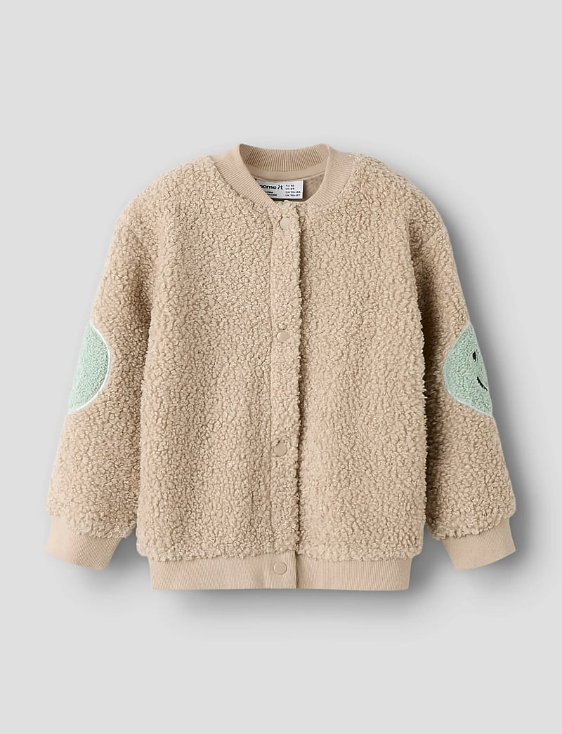 name it - NMNSAND NREG TEDDY CARD - gilets - pure cashmere - 0