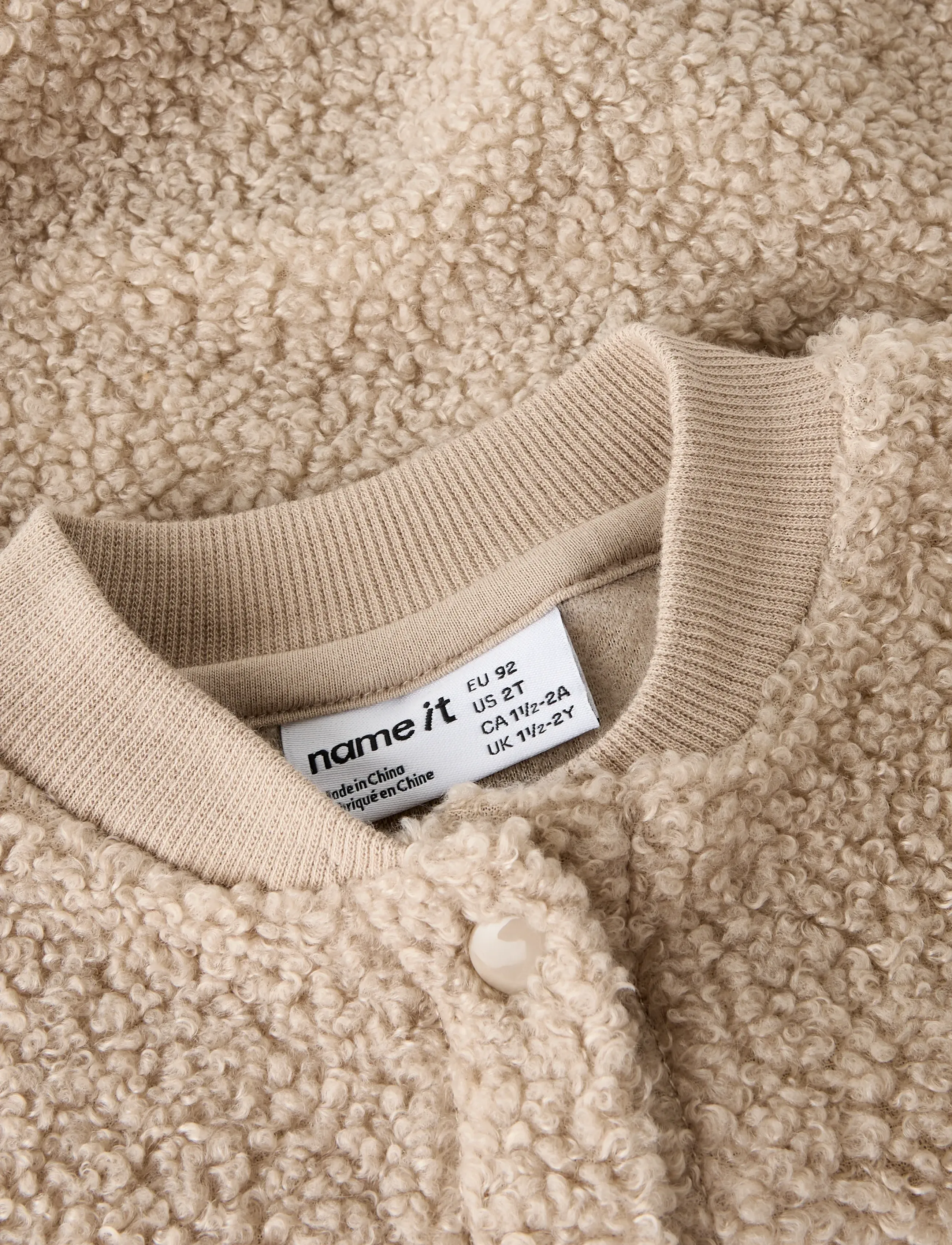 name it - NMNSAND NREG TEDDY CARD - koftor - pure cashmere - 3
