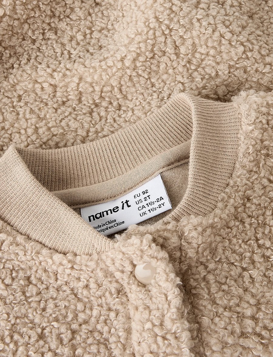 name it - NMNSAND NREG TEDDY CARD - gilets - pure cashmere - 3