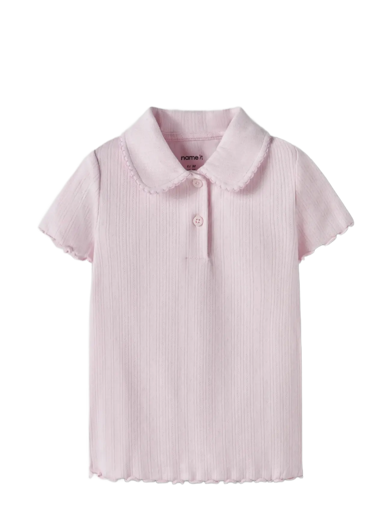 name it - NMFJUDY SS SLIM TOP - krótki rękaw - cradle pink - 2