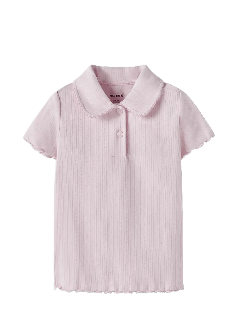 name it - NMFJUDY SS SLIM TOP - krótki rękaw - cradle pink - 2