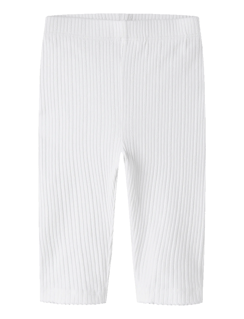 name it - NMFJUDY CAPRI SLIM LEGGING - leggings - bright white - 0