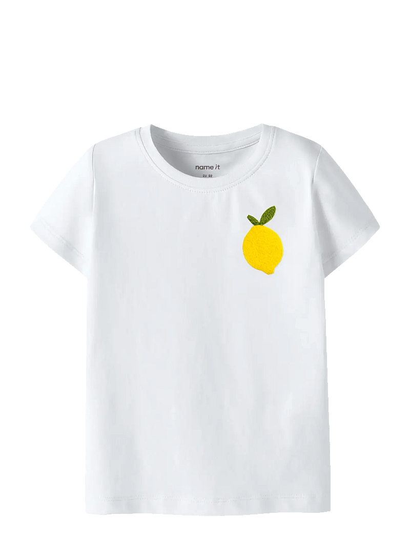 name it - NMFJUANITTA SS TOP BOX - short-sleeved t-shirts - bright white - 0
