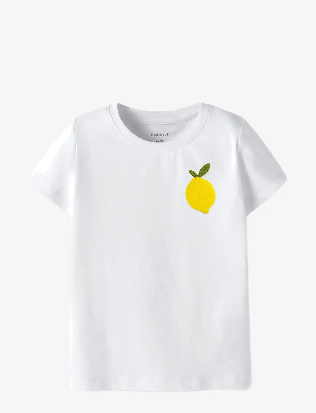 name it - NMFJUANITTA SS TOP BOX - short-sleeved t-shirts - bright white - 2