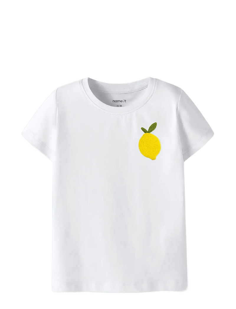name it - NMFJUANITTA SS TOP BOX - short-sleeved t-shirts - bright white - 2