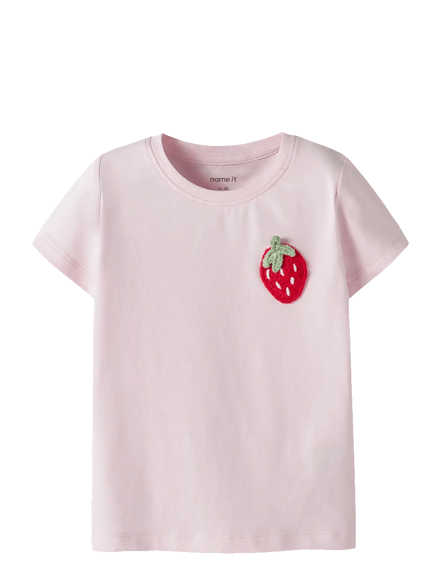 name it - NMFJUANITTA SS TOP BOX - kortärmade t-shirts - cradle pink - 0