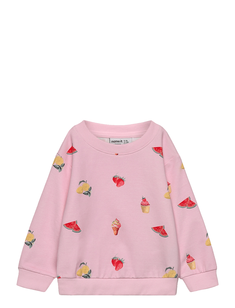 name it - NMFJOVINA LS NREG SWEAT UNB BOX - sweatshirts - cradle pink - 0