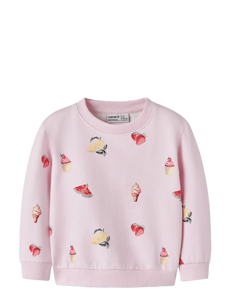 name it - NMFJOVINA LS NREG SWEAT UNB BOX - sweatshirts - cradle pink - 2