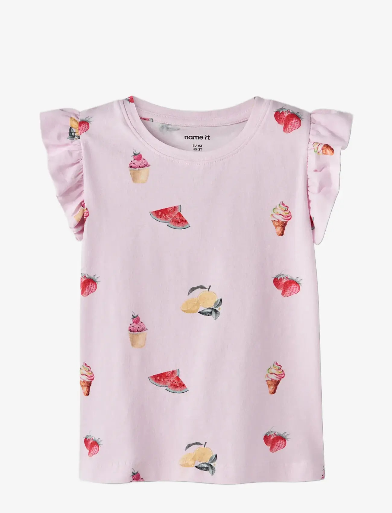 name it - NMFJOVINER SS TOP BOX - lyhythihaiset - cradle pink - 2