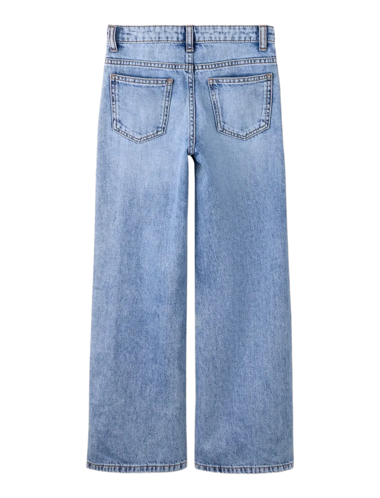 name it - NKFROSE WIDE ASYM CLOSURE JEANS 2244-BP - hosen mit weitem bein - medium blue denim - 1