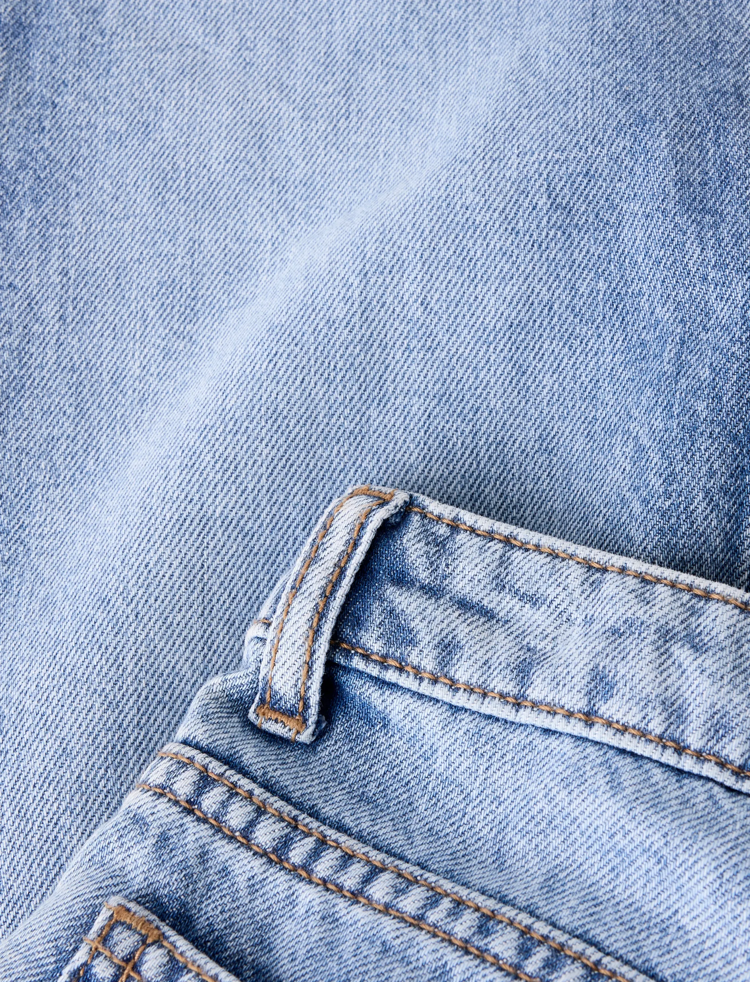 name it - NKFROSE WIDE ASYM CLOSURE JEANS 2244-BP - hosen mit weitem bein - medium blue denim - 3