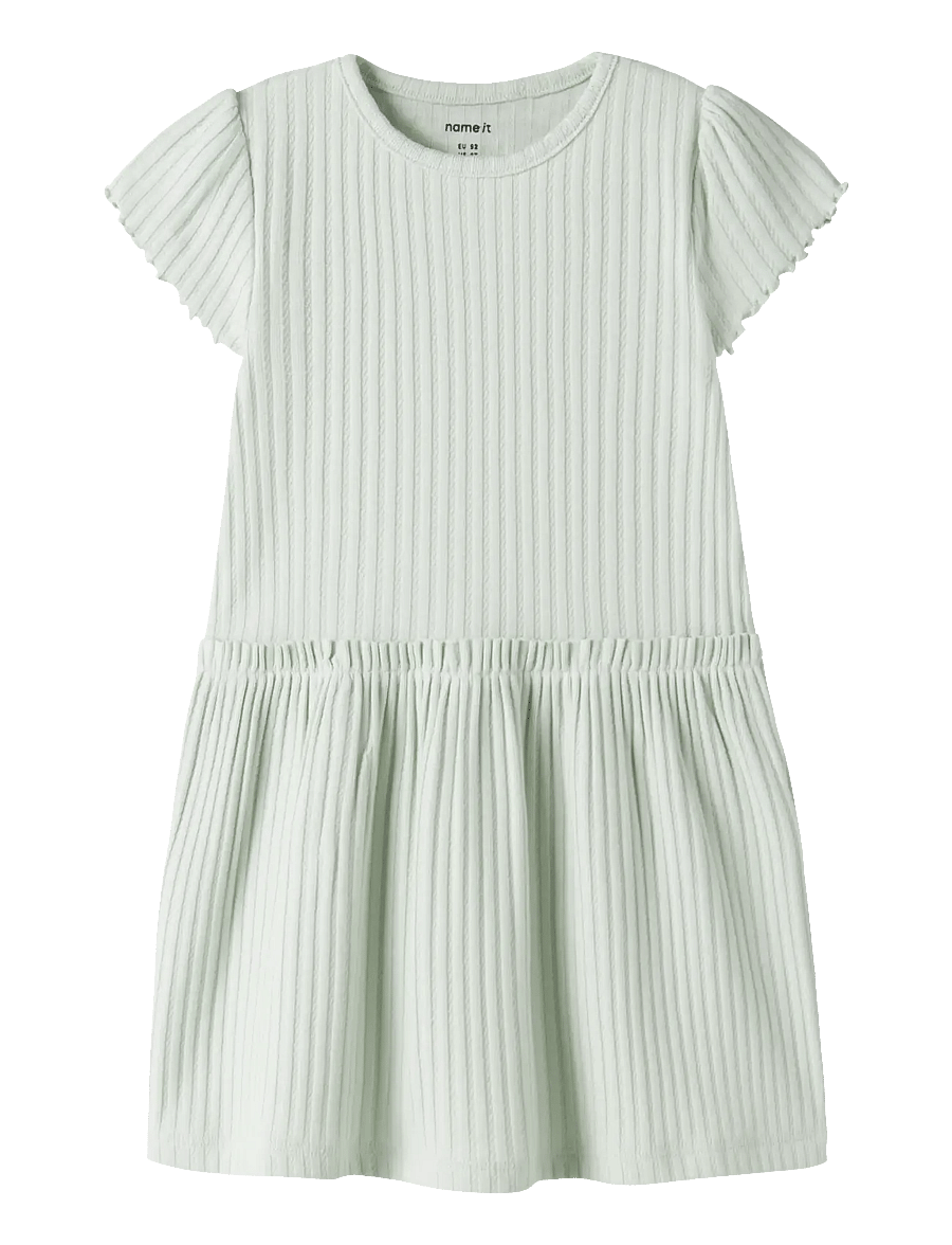 name it - NMFJESSIA CAPSL DRESS - kortärmade vardagsklänningar - pale aqua - 0